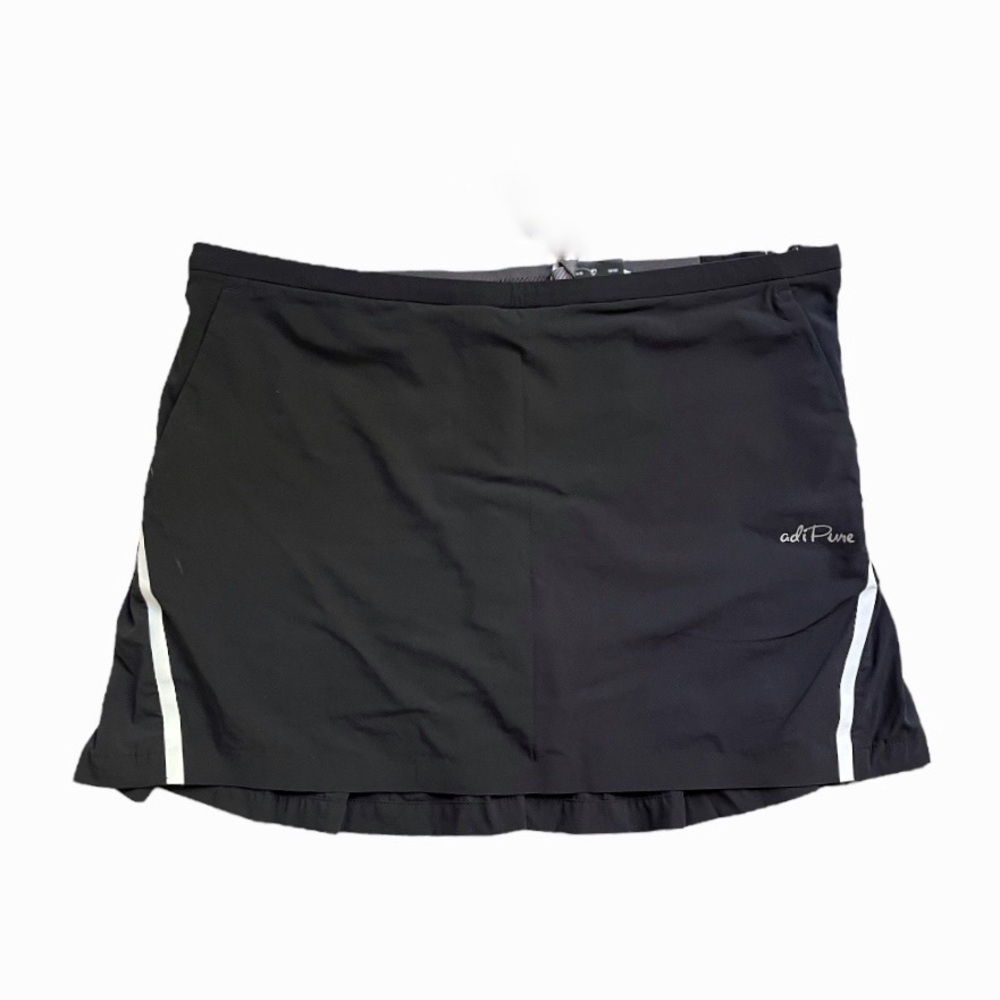 NWT Adidas adiPure Black Golf Skort, sz Medium
